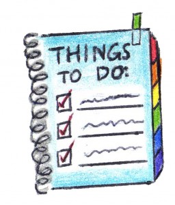 things to do illustration