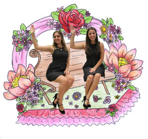 rose parade float illustration