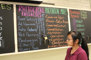 Kathleen Fong observes rhetorical devices