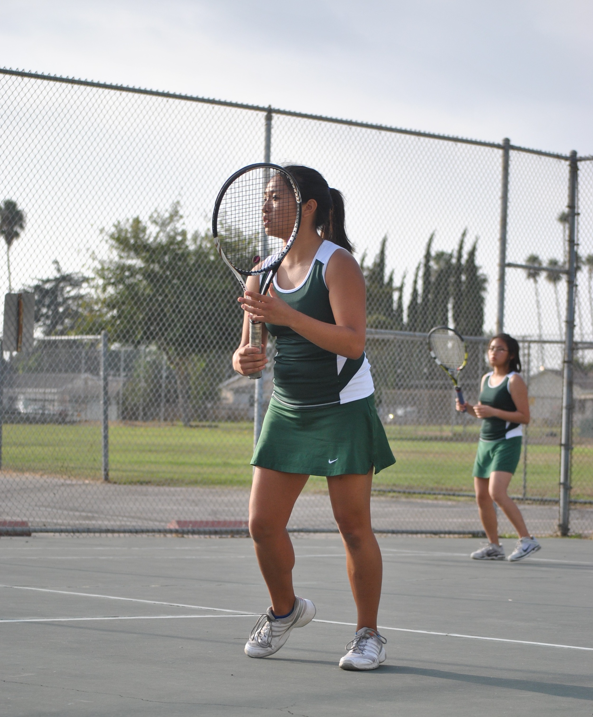 Girls Tennis trying to find their swing