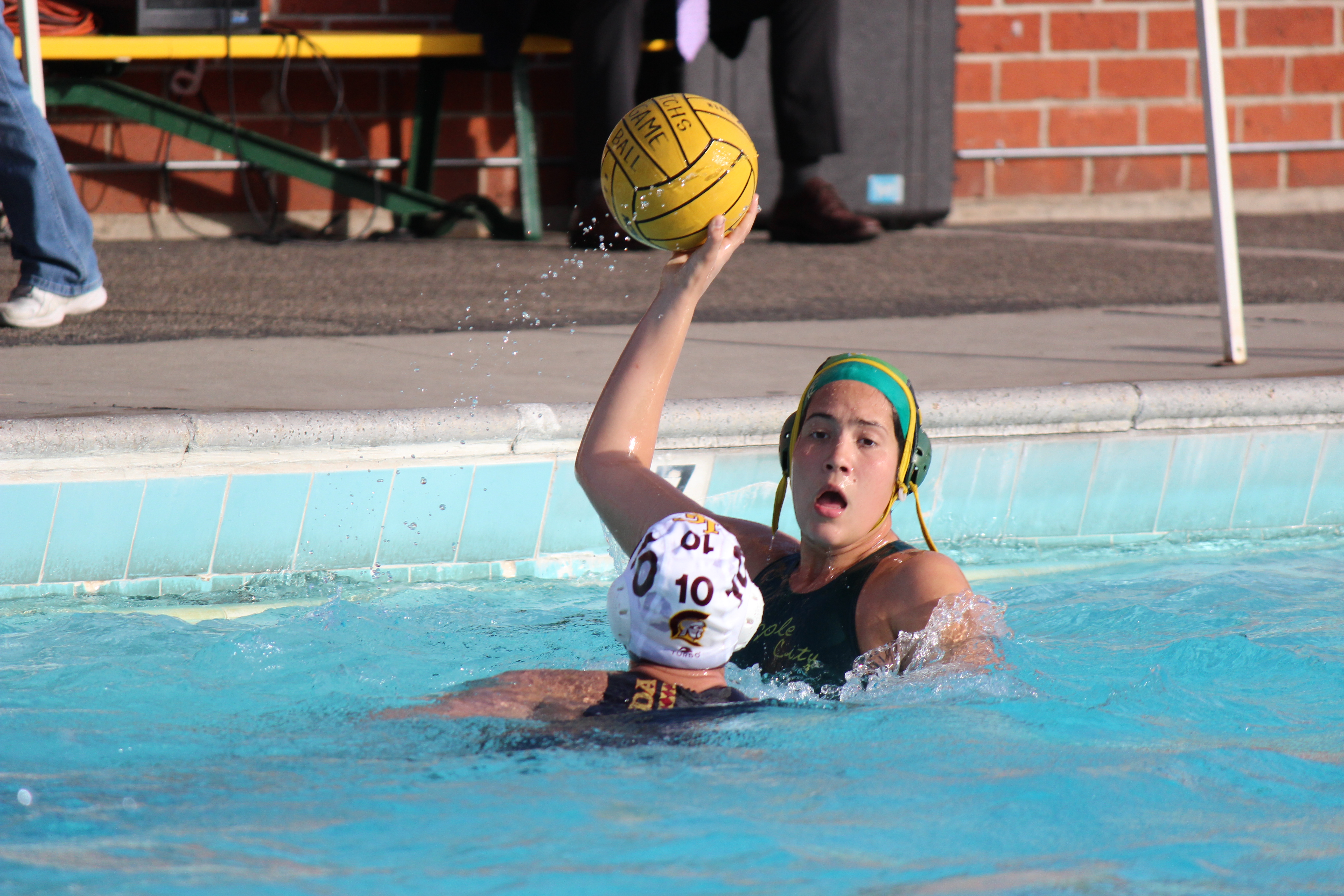 Girls Water Polo one win away from league title
