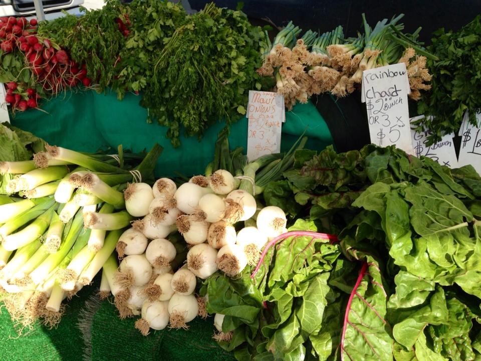 Sample local farmers’ markets for fresh produce