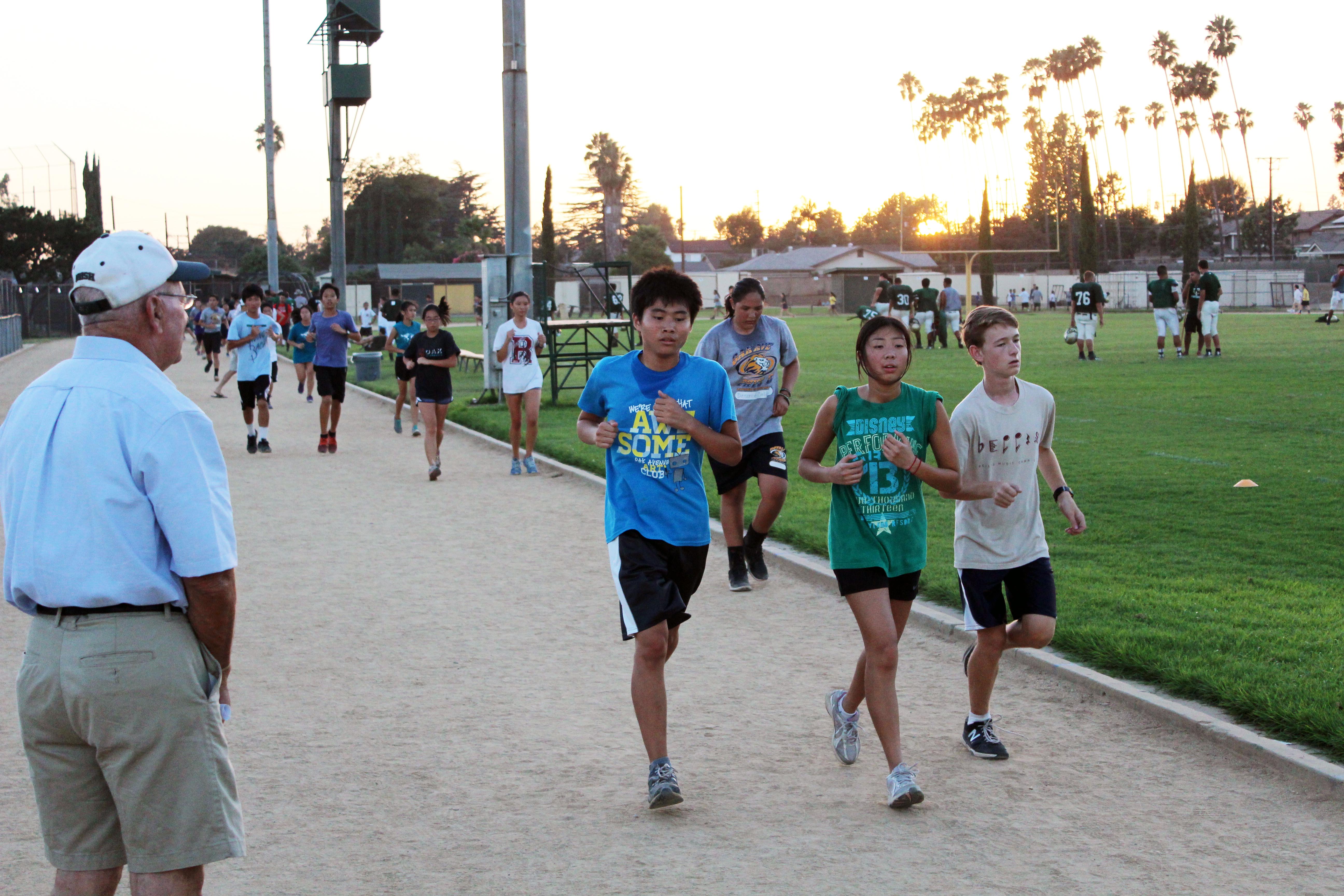 XC sprints past the line