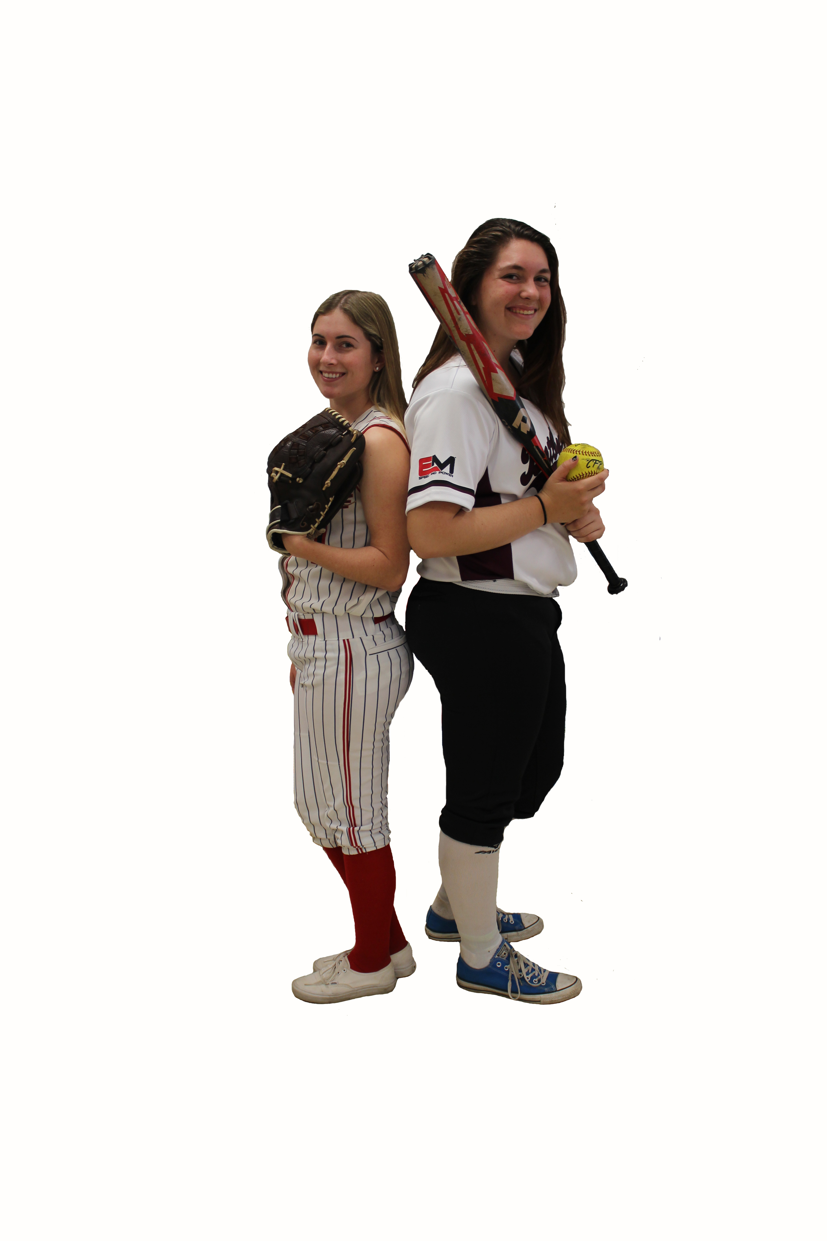 Mitchell, Singer commit to college softball scholarships