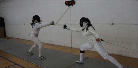 Yao lunges through fencing tourns