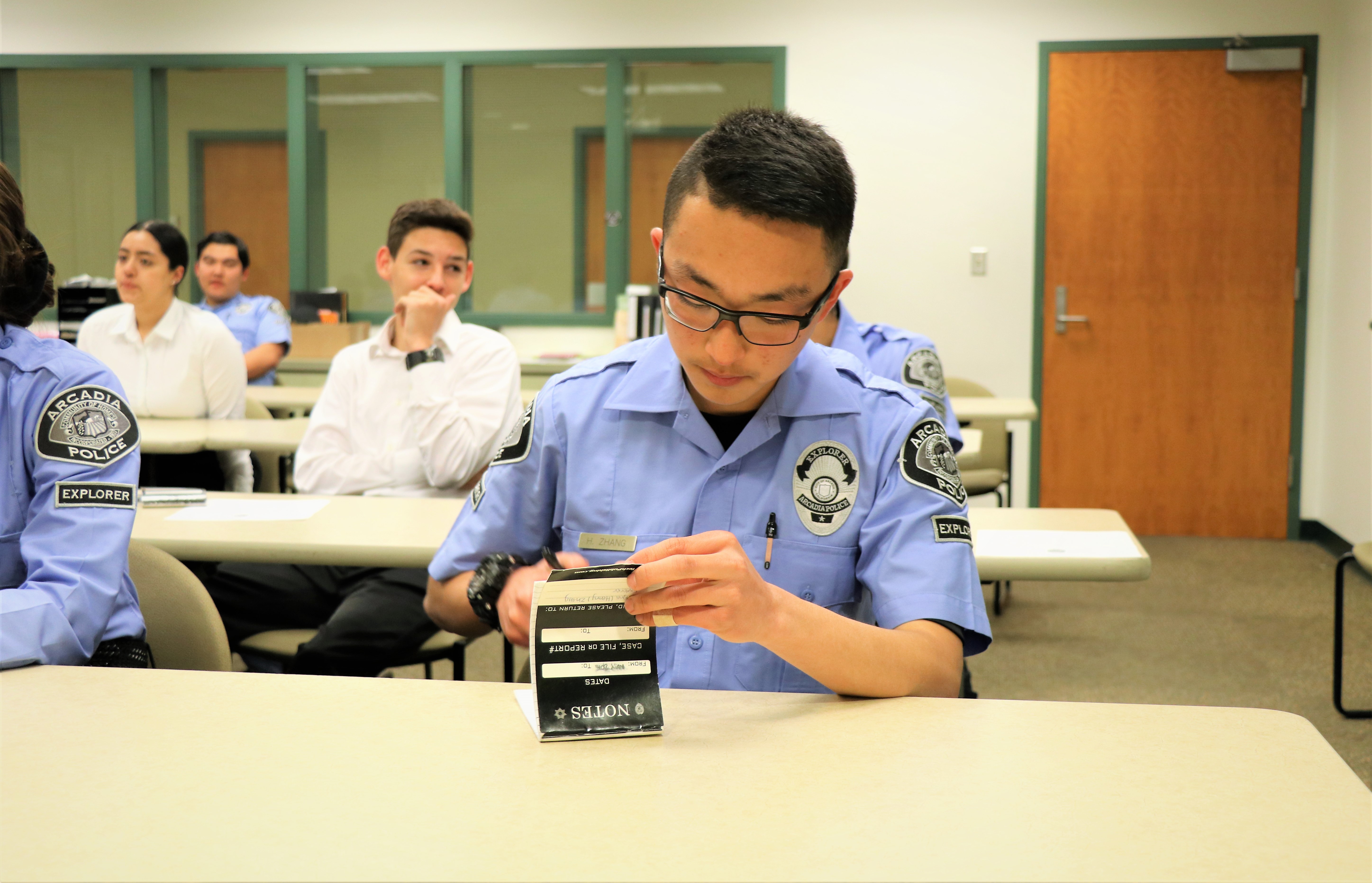 Zhang explores career in police force